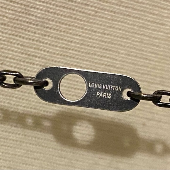 Louis Vuitton Pendant Chain Turquoise Necklace - Picture 5 of 9